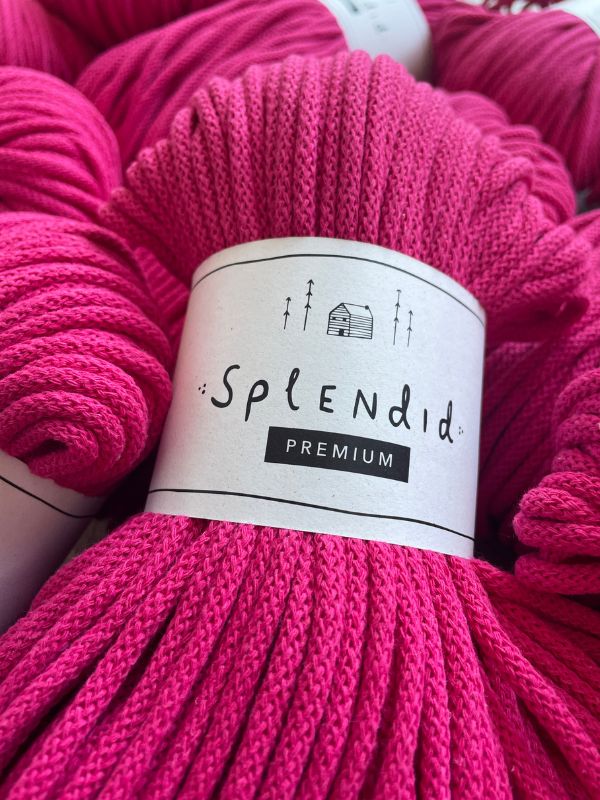 Splendid Prémium zsinórfonal 5mm - Fuxia
