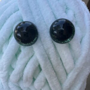 Csillogós szem 16 mm - Zöld