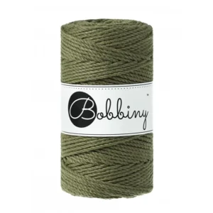 Bobbiny 3ply makramé fonal 3 mm - Avokádó