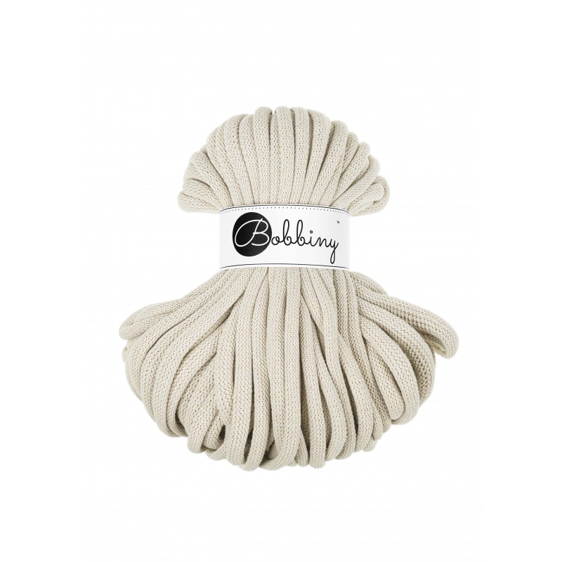 Bobbiny Premium zsinórfonal 9 mm - Cashmere Beige 30 méter