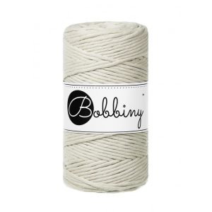 Bobbiny makramé fonal 3 mm - Cashmere Beige