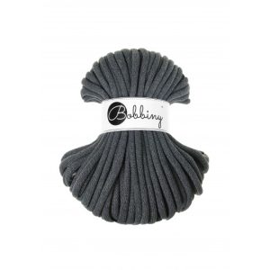 Bobbiny Premium  zsinórfonal 9 mm - Charcoal 30 m