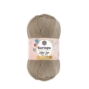 Kartopu Lotus Lux - világosbézs irizáló szállal 861