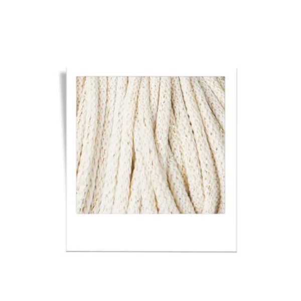 Bobbiny Premium  zsinórfonal 5 mm - Limitált Shiny Natural