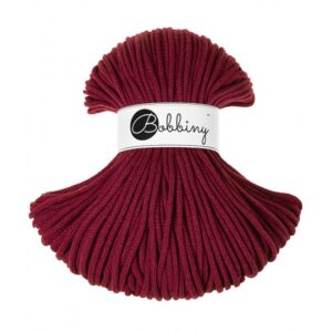 Bobbiny Premium  zsinórfonal 5 mm - Wine red- Utolsó darabok
